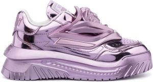Versace Odissea metallic sneakers Purple