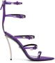 Versace Pin-Point 130mm sandals Purple - Thumbnail 1