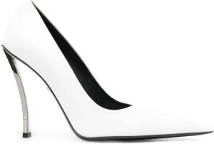 Versace Pin Point leather pumps White