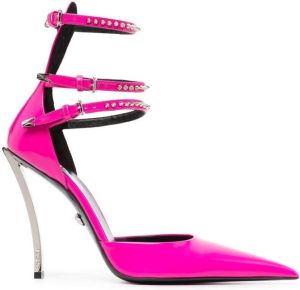Versace Pinpoint spiked pumps Pink