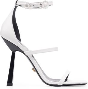 Versace square-toe sandals White