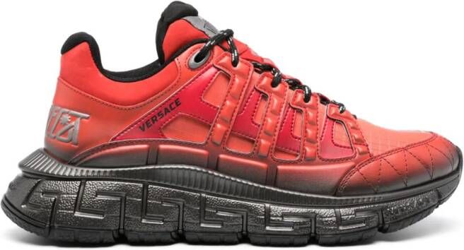 Versace Trigreca chunky sneakers Red