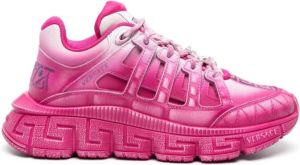 Versace Trigreca leather sneakers Pink