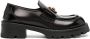 Versace Alia 50mm patent-leather loafers Black - Thumbnail 1
