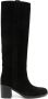Via Roma 15 70mm suede boots Black - Thumbnail 1