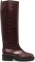 Via Roma 15 knee-length leather boots Brown - Thumbnail 1