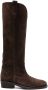 Via Roma 15 panelled suede knee-high boots Brown - Thumbnail 1