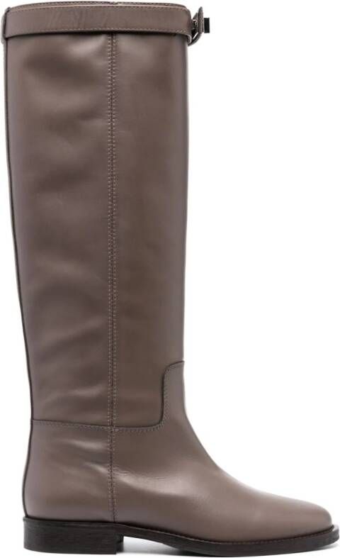 Via Roma 15 Santa Monica leather boots Brown