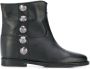 Via Roma 15 studded ankle boots Black - Thumbnail 1