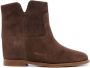 Via Roma 15 suede ankle boots Brown - Thumbnail 1