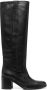 Via Roma 15 Venice 70mm leather boots Black - Thumbnail 1