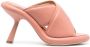 Vic Matie 105mm crossover-strap detail mules Pink - Thumbnail 1