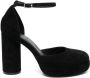 Vic Matie 105mm heeled suede sandals Black - Thumbnail 1