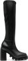 Vic Matie 110mm leather boots Black - Thumbnail 1