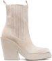 Vic Matie 120mm pointed-toe suede boots Neutrals - Thumbnail 1