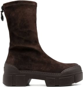 Vic Matie 40mm suede ankle boots Brown