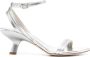 Vic Matie 65mm leather sandals Silver - Thumbnail 1