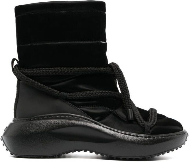 Vic Matie ankle-length quilted snow boots Black