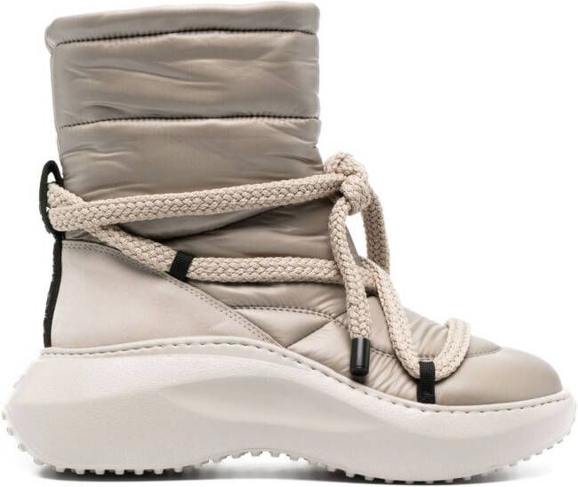 Vic Matie ankle-length quilted snow boots Neutrals