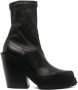 Vic Matie block-heel 115mm pointed-toe boots Black - Thumbnail 1