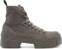 Vic Matie canvas layered ankle boots Green - Thumbnail 1