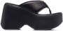 Vic Matie 110mm leather platform sandals Black - Thumbnail 1
