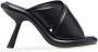 Vic Matie crossover-strap leather mules Black - Thumbnail 1