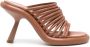 Vic Matie Dosh 80mm leather mules Brown - Thumbnail 1