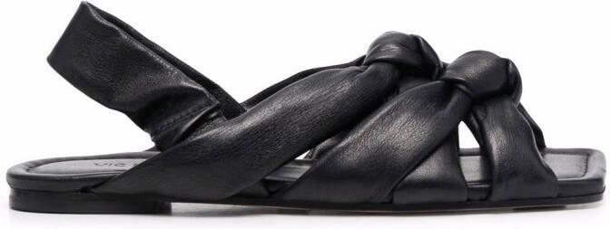 Vic Matie knot-detail sandals Black