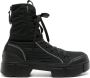 Vic Matie lace-up platform ankle boots Black - Thumbnail 1