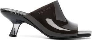Vic Matie open-toe mule sandals Brown