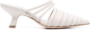 Vic Matie pointed-toe leather mules Neutrals