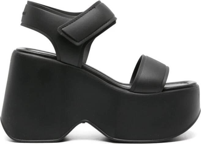 Vic Matie Rubby platform-wedge sandals Black