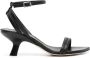 Vic Matie sculpted-heel leather sandals Black - Thumbnail 1