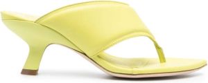 Vic Matie Slash 60mm thong sandals Yellow