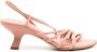 Vic Matie Slash 70mm leather sandals Pink - Thumbnail 1
