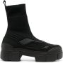 Vic Matie sock-style chunky ankle boots Black - Thumbnail 1