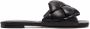 Vic Matie square-toe leather sandals Black - Thumbnail 1