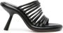 Vic Matie strappy leather mules Black - Thumbnail 1