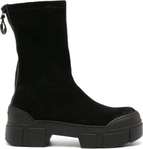 Vic Matie suede 40mm ankle boots Black