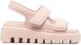 Vic Matie touch-strap leather sandals Pink - Thumbnail 1
