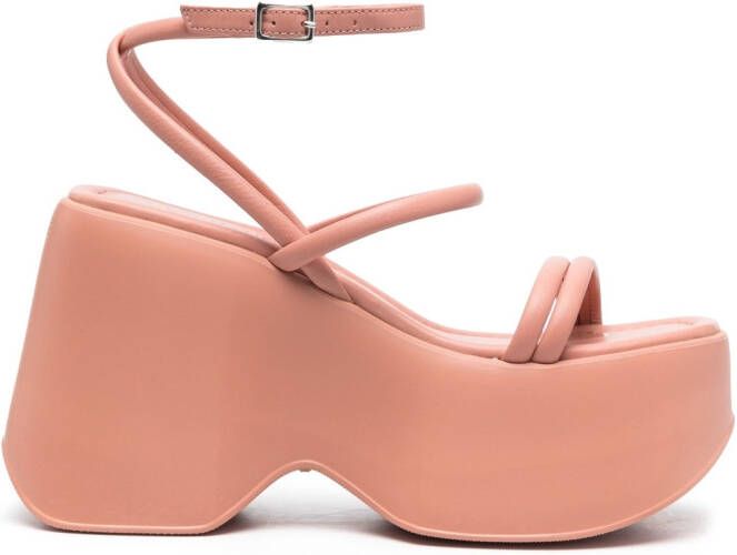 Vic Matie Yoko 110mm wedge sandals Pink