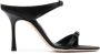 Victoria Beckham buckle-embellished 100mm leather heels Black - Thumbnail 1