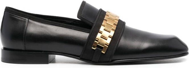 Victoria Beckham chain-link detail loafers Black