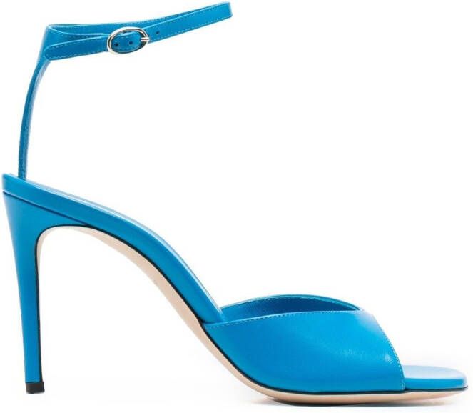 Victoria Beckham Destiny 90mm leather sandals Blue