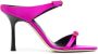 Victoria Beckham double-strap satin mules Pink - Thumbnail 1