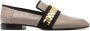 Victoria Beckham Mila chain leather loafers Brown - Thumbnail 1