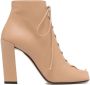 Victoria Beckham Reese lace-up boots Brown - Thumbnail 1