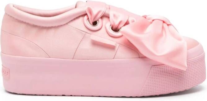 Viktor & Rolf x Superga bow-detail sneakers Pink