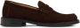 VINNY'S Yardee penny-slot suede loafers Brown - Thumbnail 1